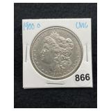 1900 O UNC Morgan Silver Dollar Coin