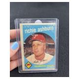 1959 Topps Richie Ashburn Baseball Card