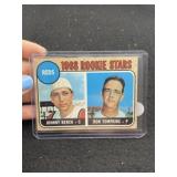 1968 Topps Johnny Bench & Ron Tompkins Baseball Ca