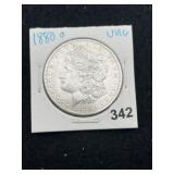 1880 O UNC Morgan Silver Dollar Coin