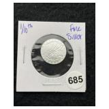 1/10th Fine Silver Coin