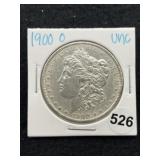 1900 O UNC Morgan Silver Dollar Coin