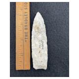 Agate Basin from Missouri Indian Artifact Arrowhea