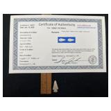 Alba Bird Point with Sam Johnson COA from Hempstea