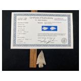 Williams Point with Sam Johnson COA from Nevada Co