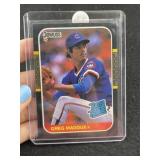 1987 Donruss Greg Maddux Baseball Card