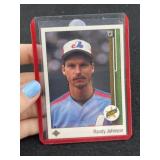 1989 Donruss Randy Johnson Baseball Card