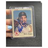 Wade Boggs Hand Signed Authentic Autograph