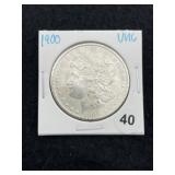 1900 UNC Morgan Silver Dollar Coin