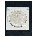 1896 UNC Morgan Silver Dollar Coin