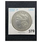 1880 O UNC Morgan Silver Dollar Coin
