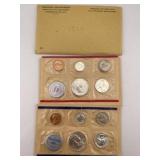 2 1960 Philadelphia & Denver Mint Coin Proof Set
