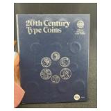 20th Century Type Coin Set 1896 Morgan 1934 Peace