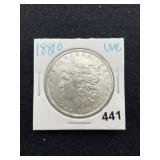 1881 O UNC Morgan Silver Dollar Coin
