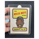 Willie Mays Story Booklet Card