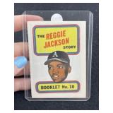 Reggie Jackson Story Booklet Card