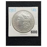 1883 UNC Morgan Silver Dollar Coin