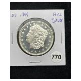 1 Ounce .999 Fine Silver Round Coin