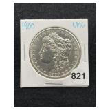 1900 UNC Morgan Silver Dollar Coin
