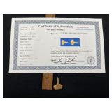 Miniature Paddle Drill with Sam Johnson COA from H