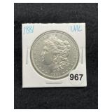 1881 UNC Morgan Silver Dollar Coin