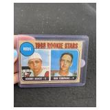 1968 Topps Johnny Bench & Ron Tompkins Baseball Ca