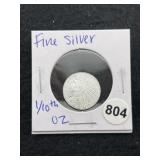 1/10th Fine Silver Coin