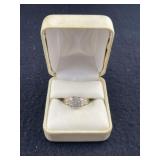 10K Gold & Diamond Ring 3.1 G