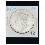 1882 O UNC Morgan Silver Dollar Coin