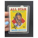 Wade Boggs Hand Signed Authentic Autograph