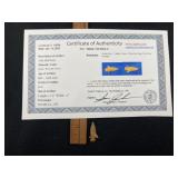 Alba Bird Point with Sam Johnson COA from Nevada C