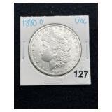 1880 O UNC Morgan Silver Dollar Coin