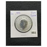 1 Ounce .999 Fine Silver Round Coin