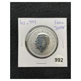 1 Ounce .999 Fine Silver Round Coin