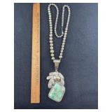 Sterling Silver & Turquoise Necklace & Pendant ext