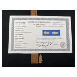 Alba Bird Point with Sam Johnson COA from Montgome