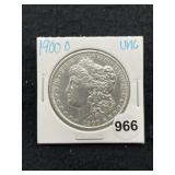 1900 O UNC Morgan Silver Dollar Coin