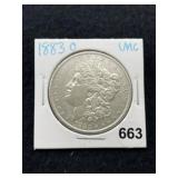 1883 O UNC Morgan Silver Dollar Coin