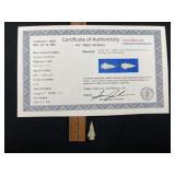 Scallorn Bird Point with Sam Johnson COA from Pike