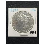 1879 O UNC Morgan Silver Dollar Coin