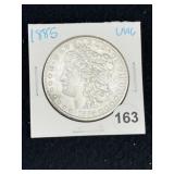 1885 UNC Morgan Silver Dollar Coin
