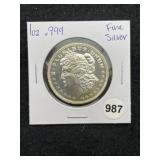 1 Ounce .999 Fine Silver Round Coin