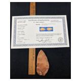 Oval Ended Blade with Sam Johnson COA from Howard