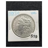1883 O UNC Morgan Silver Dollar Coin