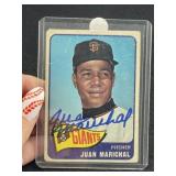 Juan Marichal Hand Signed Authentic Autograph