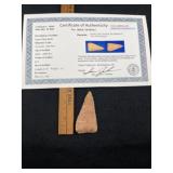 Square Back Knife with Sam Johnson COA from Pike C