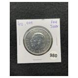 1 Ounce .999 Fine Silver Round Coin