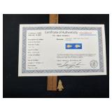 Scallorn Bird Point with Sam Johnson COA from Pike