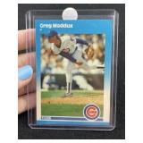 1987 Fleer Greg Maddux Baseball Card
