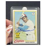 Andre Dawson Hand Signed Authentic Autograph
